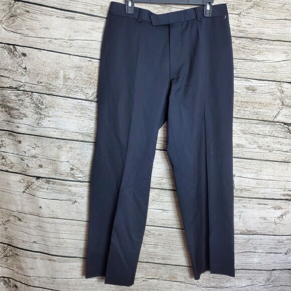 Hugo Bass Black Pants Size 32/R - Picture 1 of 6